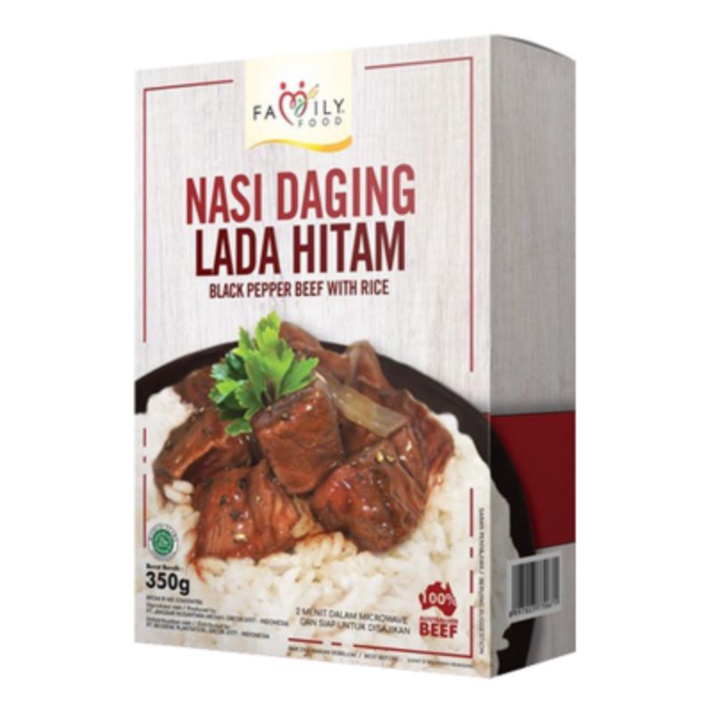 

Family Food Nasi Daging Lada Hitam Box 350 g