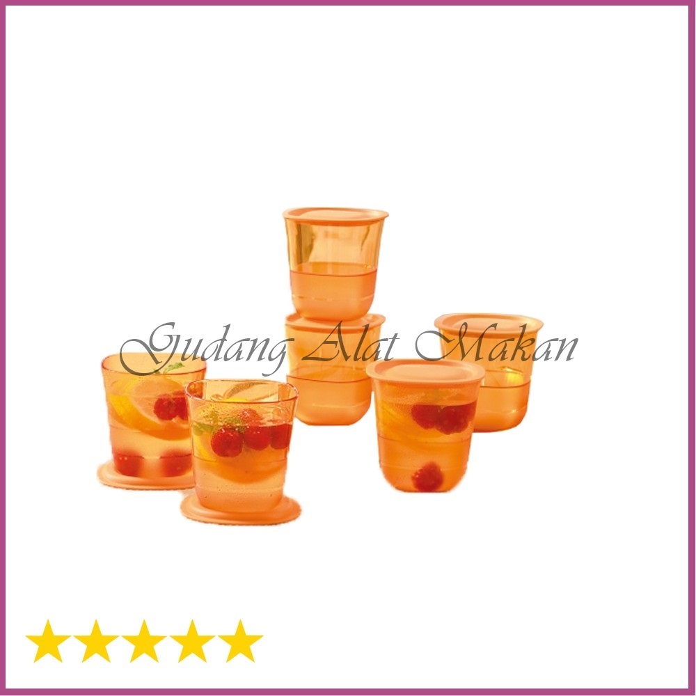 TUPPERWARE Low Glass ECER 1PCS crystalline low glass clear low glass