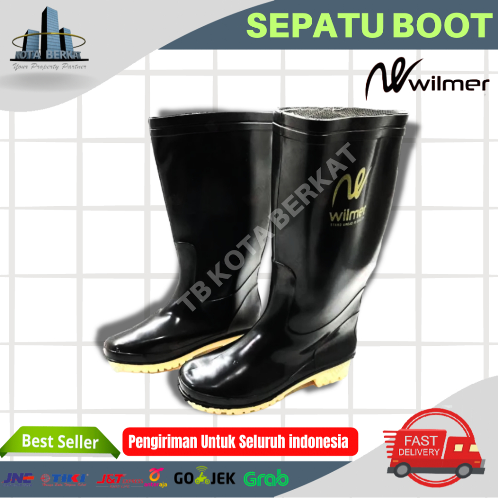 SEPATU BOOT WILMER / SEPATU APD / SEPATU KONTRUKSI / SAFETY BOOTS WILMER