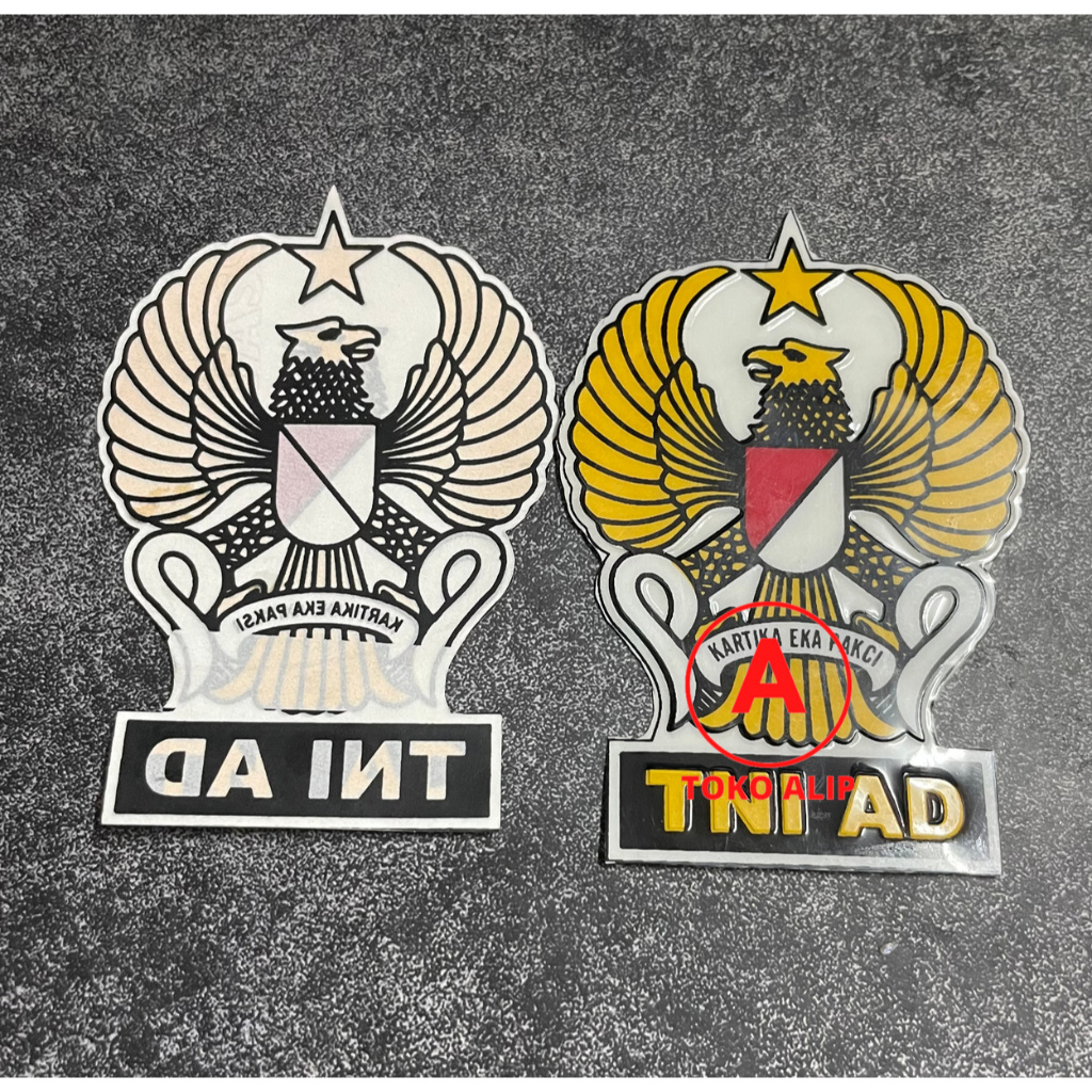 Stiker TNI AD Ekapaksi (Tempel Dalam) | Sticker Ekapaksi TNI AD | Stiker Mobil