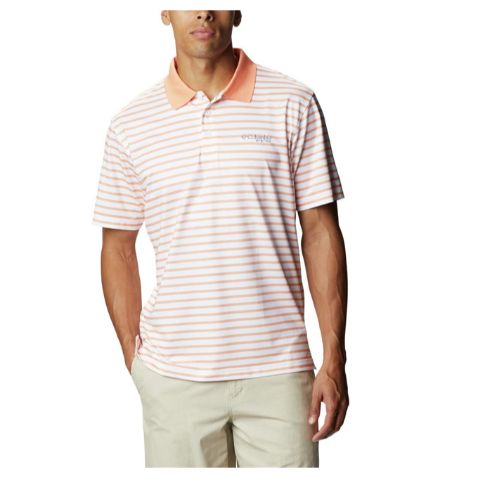 Baju Casual Columbia Men Super Skiff Cast Polo Golf Shirt Big Size