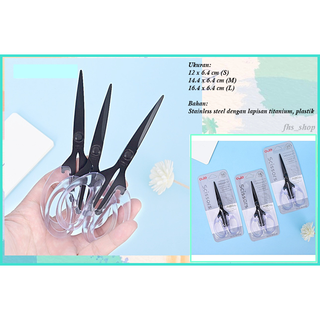 

Gunting Bening Gunting Aesthetic Gunting Kertas Gunting Lucu Titanium Coated Scissors Clear Series