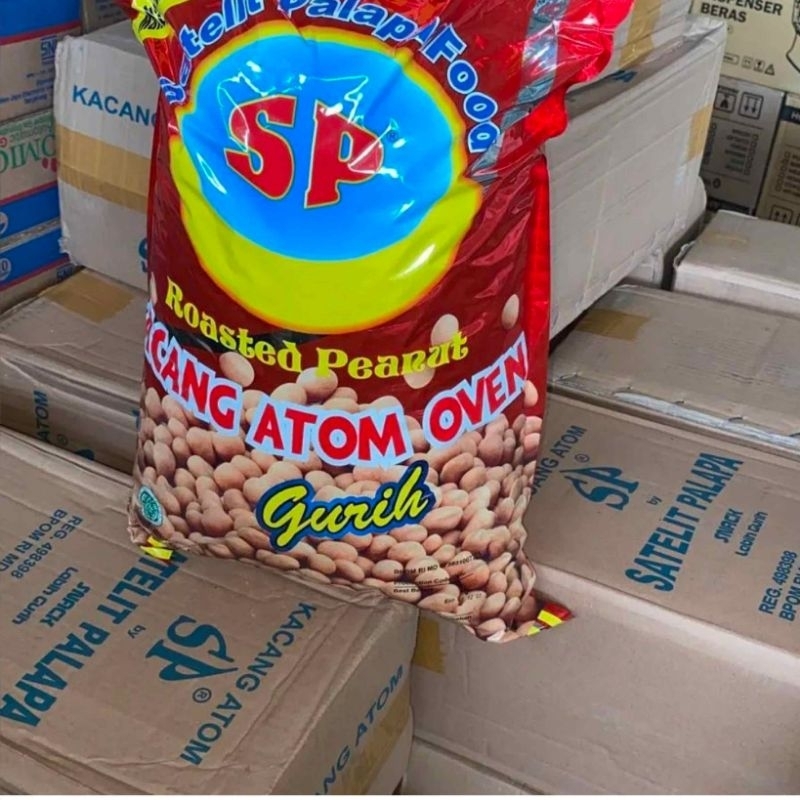 

Kacang Atom Satelit Palapa Kemasan 1 ball- Kemasan 5kg