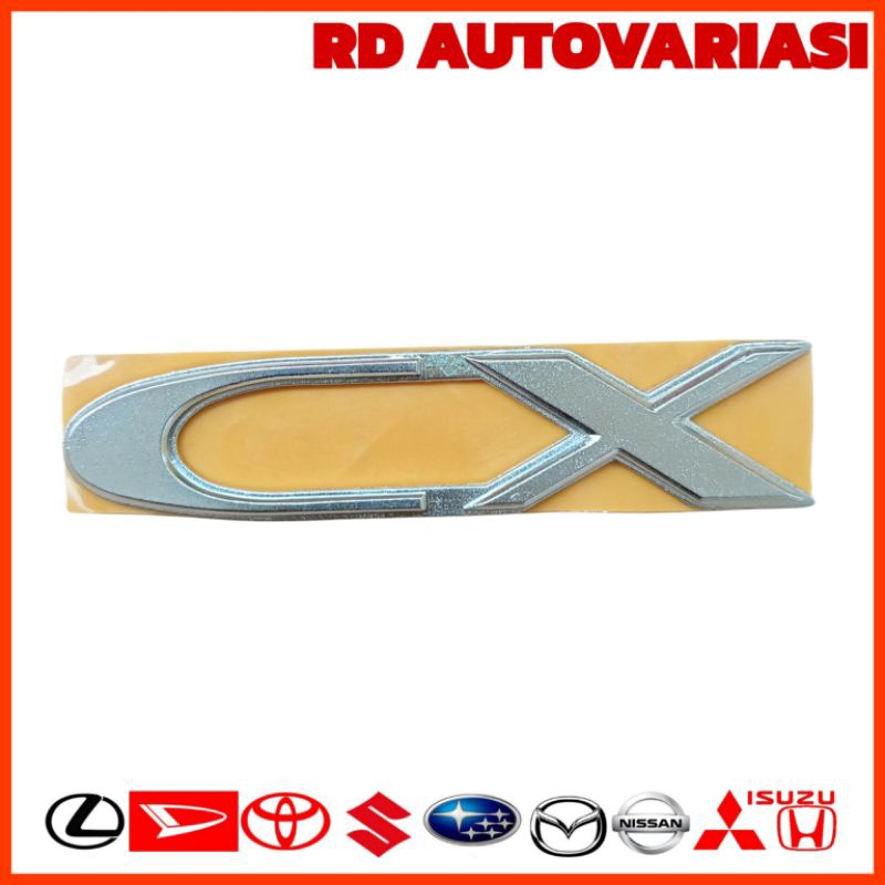 Emblem Tulisan CX Taruna Original/Emblem Tulisan CX Original Bagasi Belakang Taruna