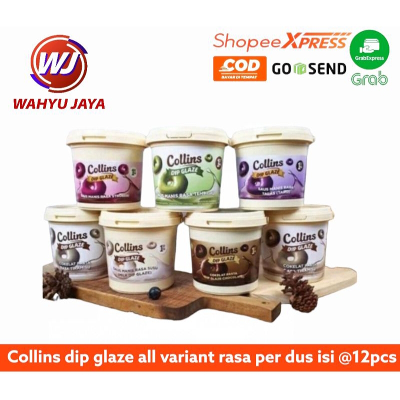 

Collins dip glaze all variant rasa 1kg perdus isi @12