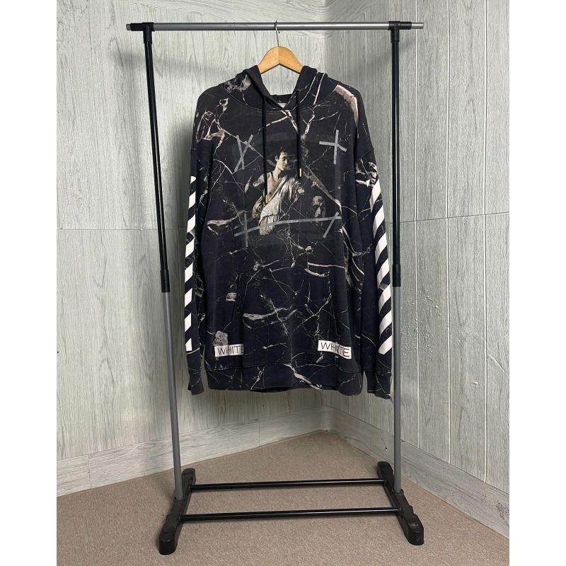 offwhite marble hoddie