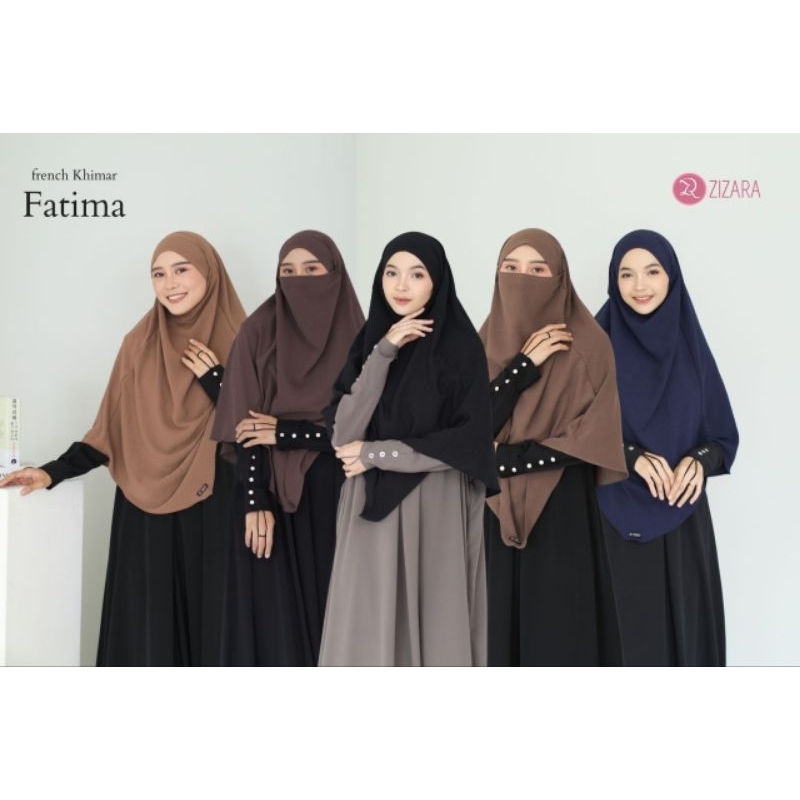 ZIZARA - FATIMA FRENCH KHIMAR / KHIMAR INSTAN