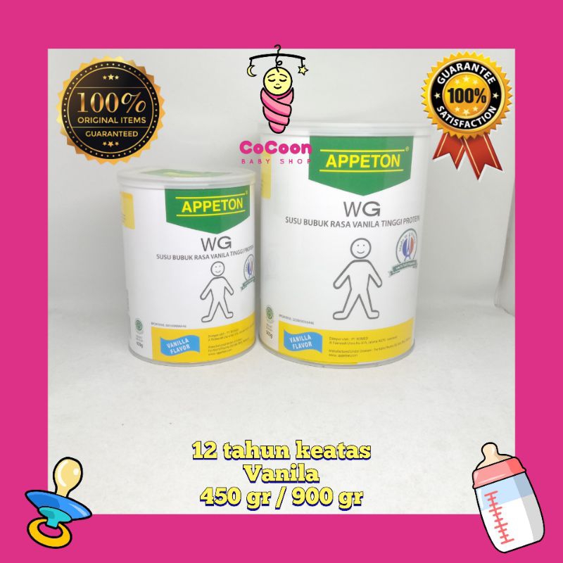 

Susu Penambah Berat Badan Apeton Appeton Weight Gain Coklat Cokelat Vanila Vanilla 450 gr