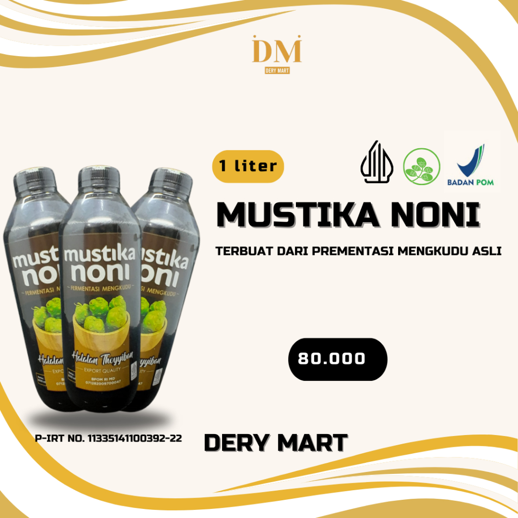 

Mustika Noni 1 Liter Fermentasi Mengkudu Jus Buah Mengkudu Asli