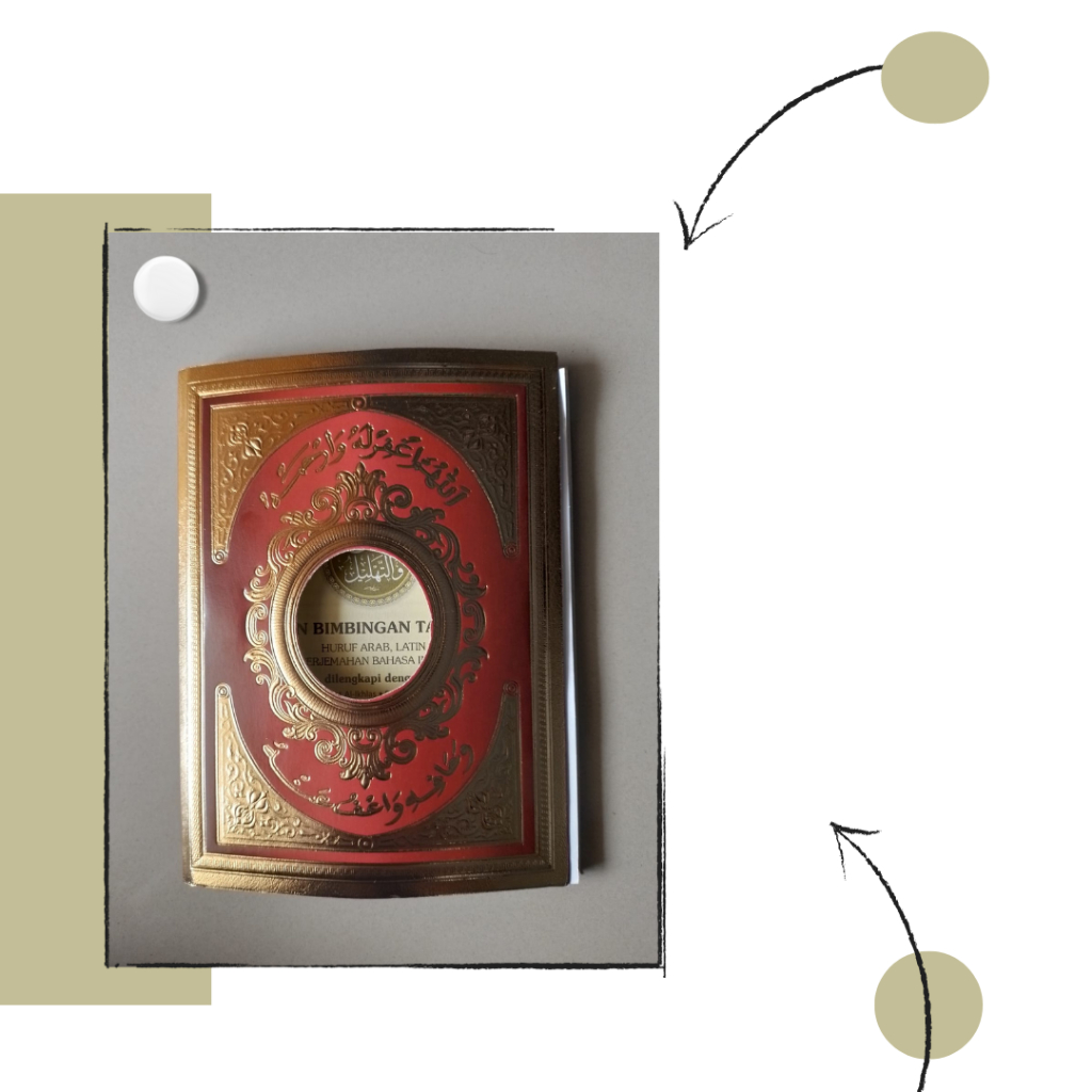 Buku Yasin dan Tahlil 40 Hari Soft Cover 128 Halaman varian merah berlubang