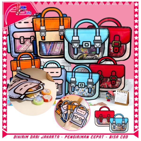 

AS Goodie Bag Plastik Standing Pouch 2D Ulang Tahun Anak Motif Tas Ransel Plastik Bingkisan Makanan Tas Hampers Snack Ulang Tahun Anak Bungkusan Plastik Cookies Lucu Pesta Perayaan