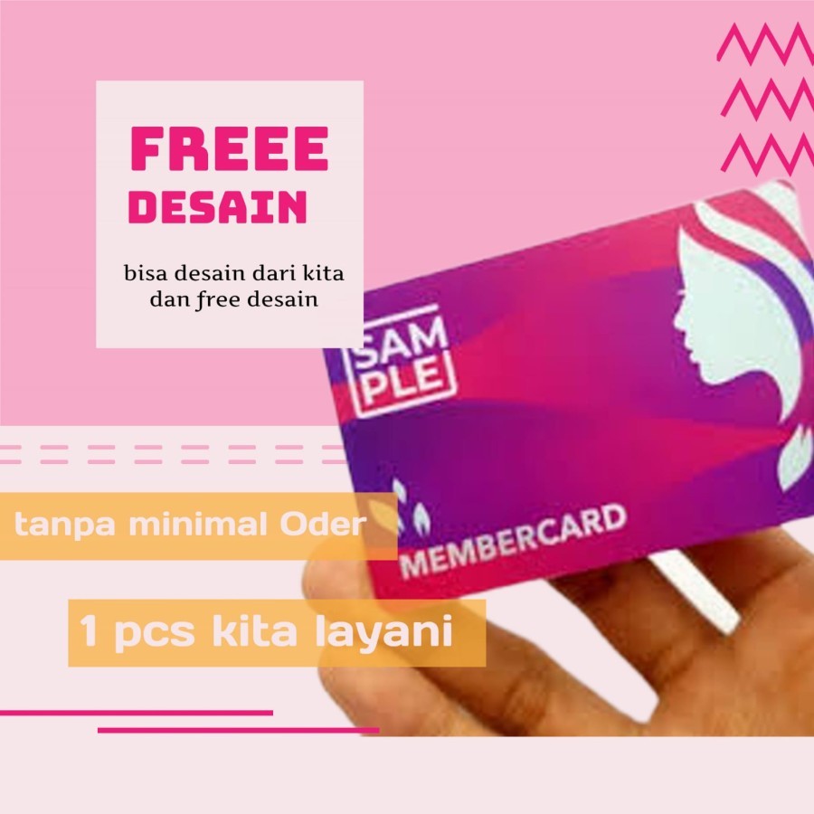 

Kartu id card TANPA MINIMAL ODER BISA SATUAN member card bahan pvc plastik 0.90 mm di OVEN