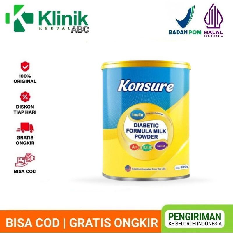 

Konsure 100% Original Susu Kaleng Untuk Menyembuhkan Sakit Diabetes