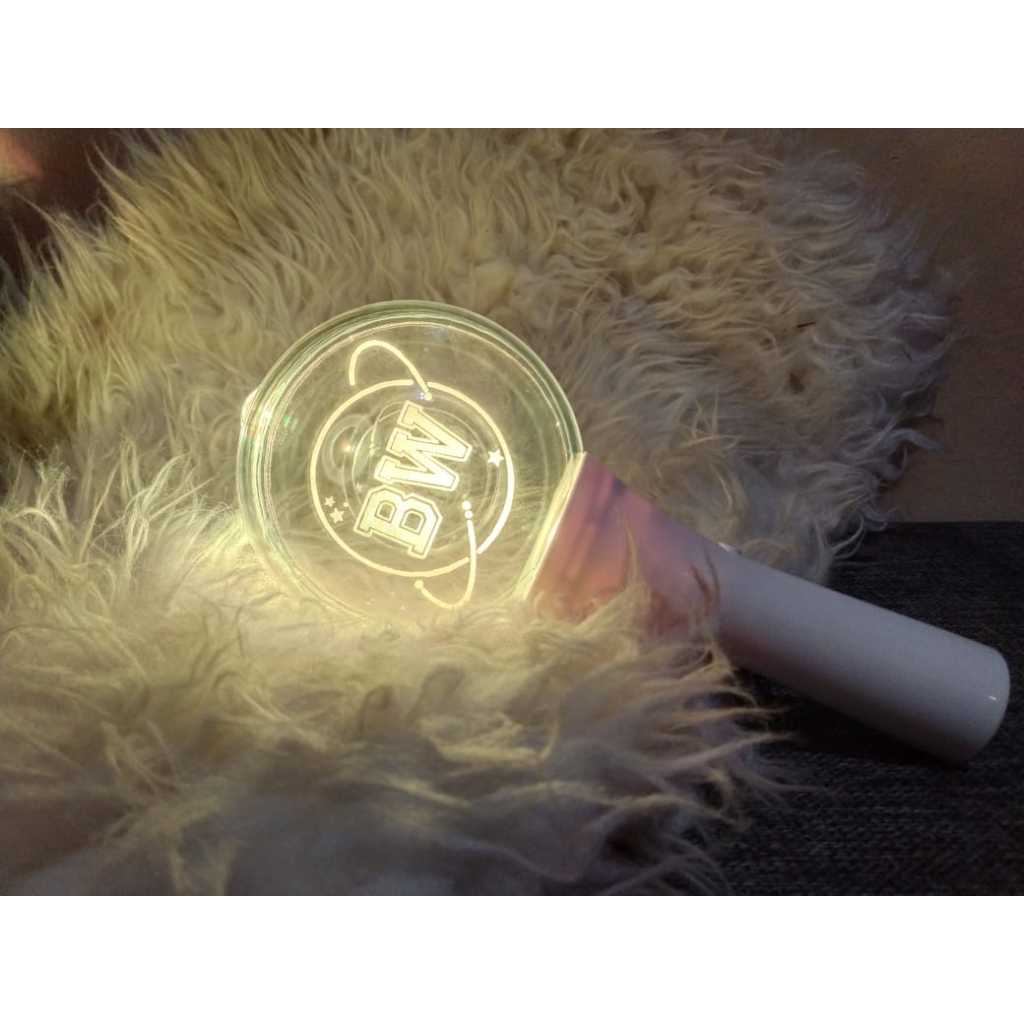 CUSTOM LIGHTSTICK 3D MULTICOLOR LAMPU KONSER UNTUK EVENT CORPORATE KPOP BTS NCT BLACKPINK EXO