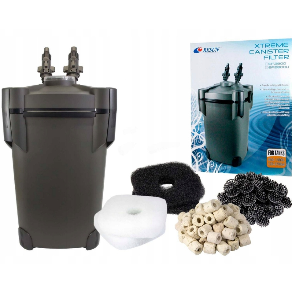 RESUN EF2800 UV / CANISTER FILTER / FILTER + UV / 450 - 1400L