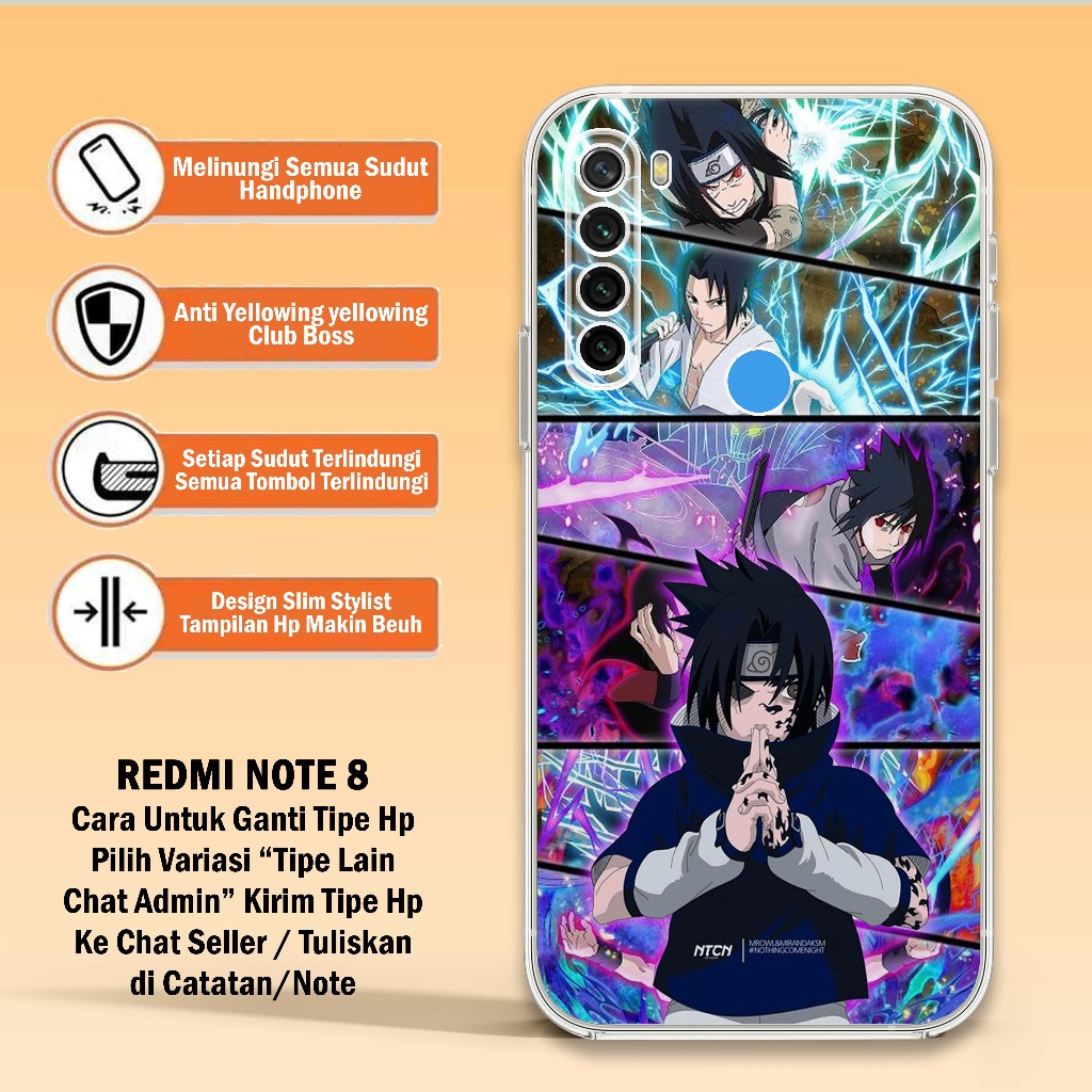Softcase XIAOMI REDMI NOTE 8 - Clear Case Vivo XIAOMI REDMI NOTE 8 ( NARUTO ) - Anticrack - Case Ben