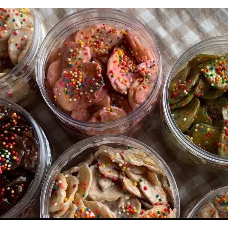 

kripik pisang coklat tabung reques rasa 400ml
