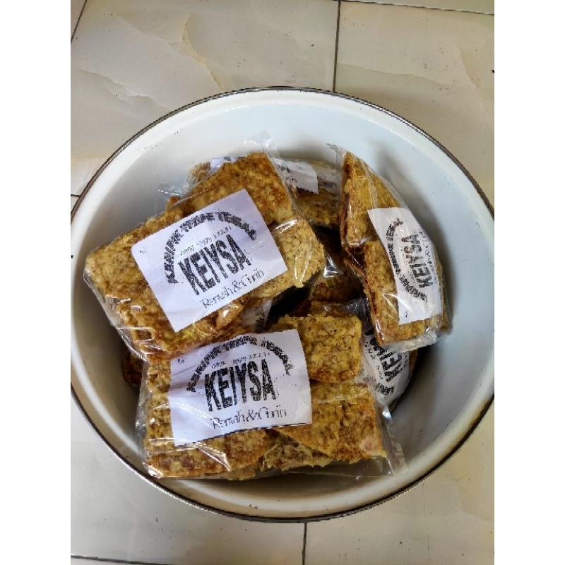 

KERIPIK TEMPE RASA ORIGINAL GURIH KEMASAN 125GRAM MURAH ISI KURANG LEBIH 8-10/BUNGKUS