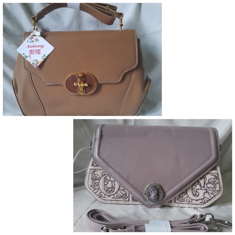 Aolong bordir tas selempang