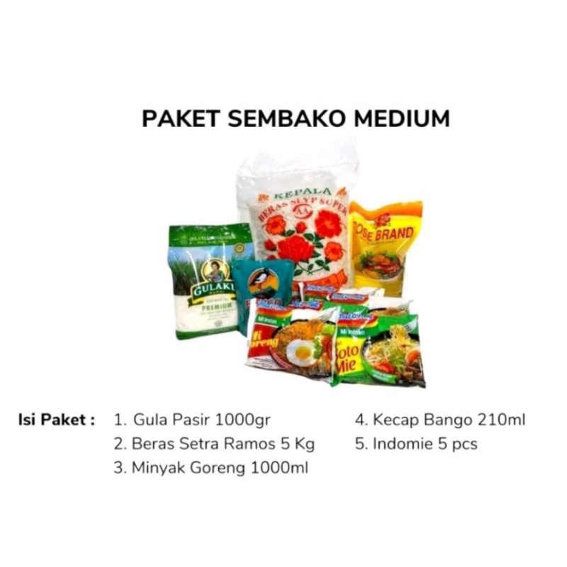 

PAKET SEMBAKO MEDIUM