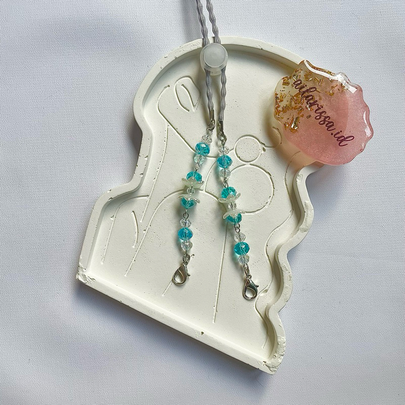 Strap Masker Hijab / Strap Masker Manik / Strap Masker 2 in 1