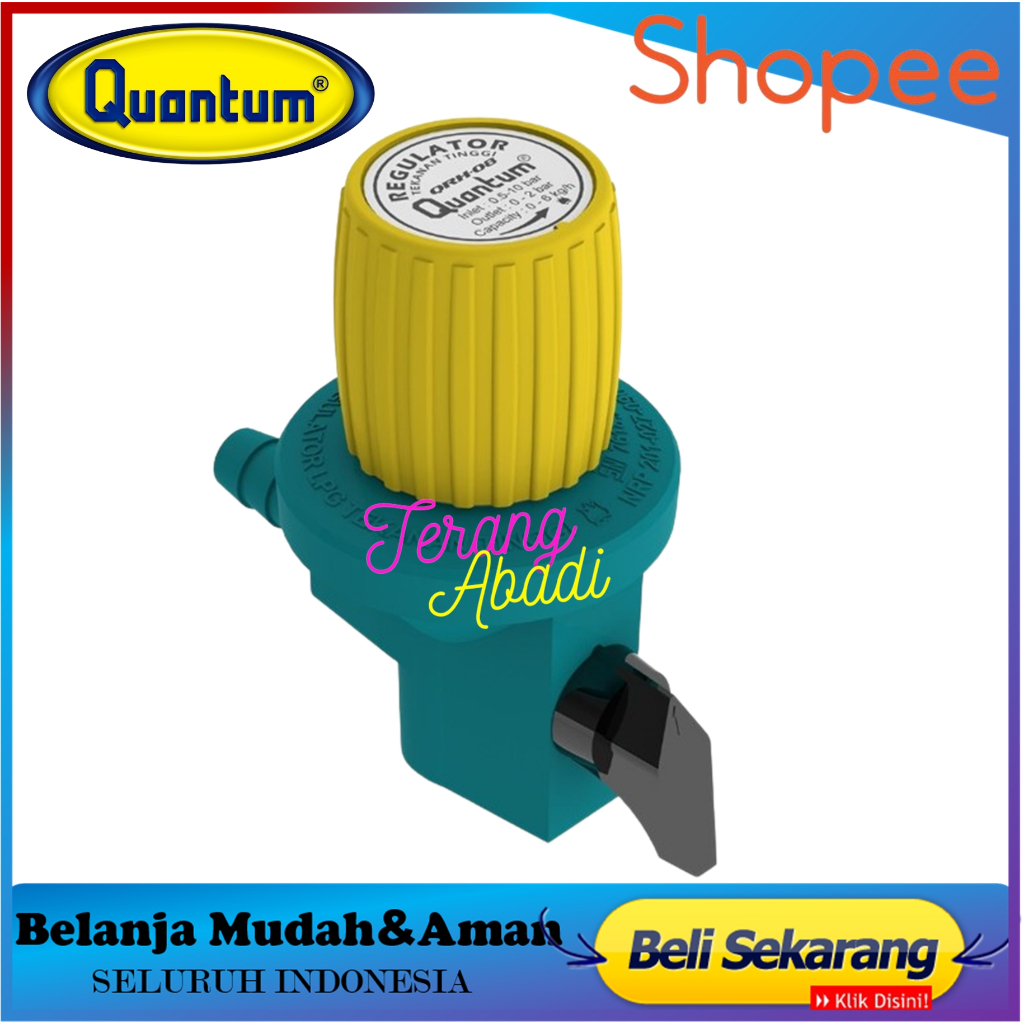 Regulator Gas Tekanan Tinggi Quantum QRH-08 GB Regulator Gas Tekanan Tinggi Regulator High Pressure 