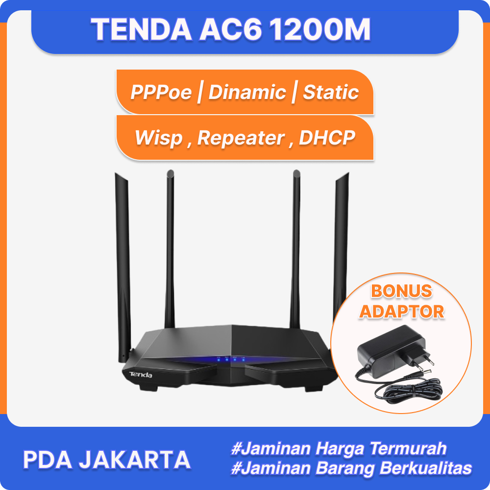 Tenda Ac6 Tenda ac 6 WALL KILLER Tenda AC6 DUAL BAND GIGABIT