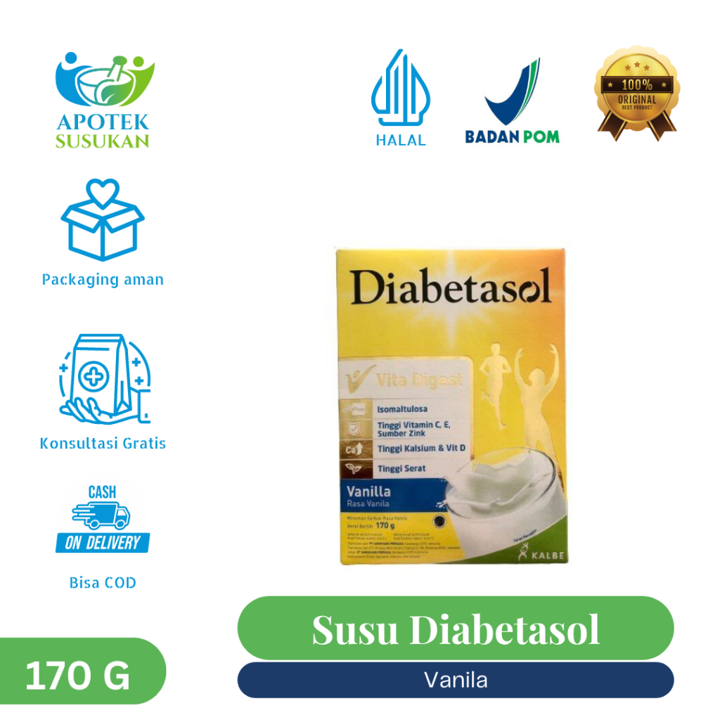 Susu Diabetasol Vanila dan Coklat