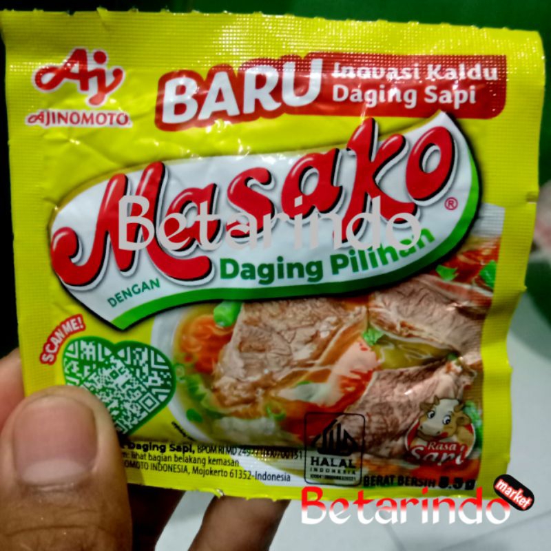 

Masako rasa sapi & ayam (beli 5 rb dapat 12 sachet)