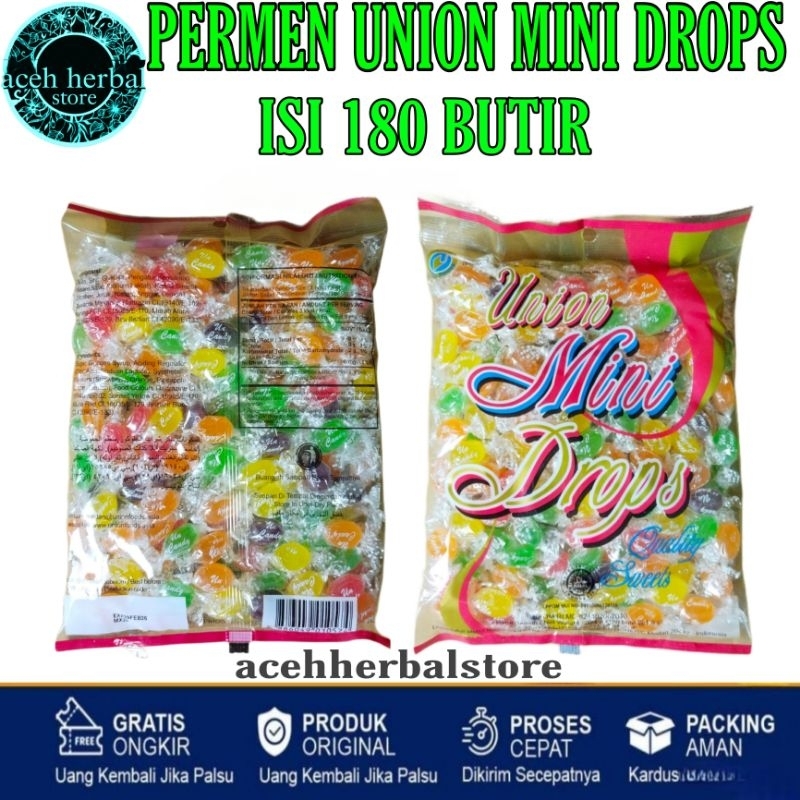 

Permen Union Mini Drop (isi 180 Butir)-Dengan Aneka Rasa Dan Warna