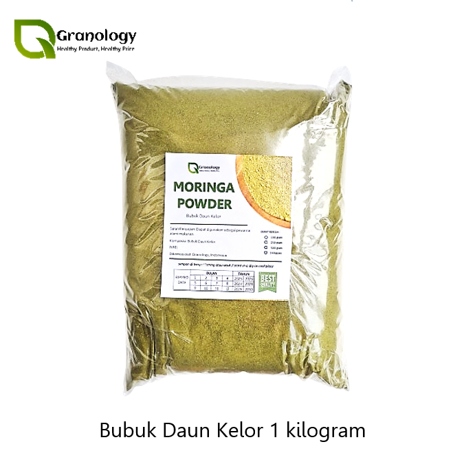 

Daun Kelor Bubuk / Moringa Leaves Powder (1 kilogram) by Granology