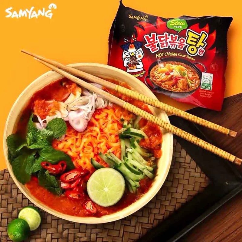 

SAMYANG Stew Mi Instan Hot Chicken Ramen 145 g