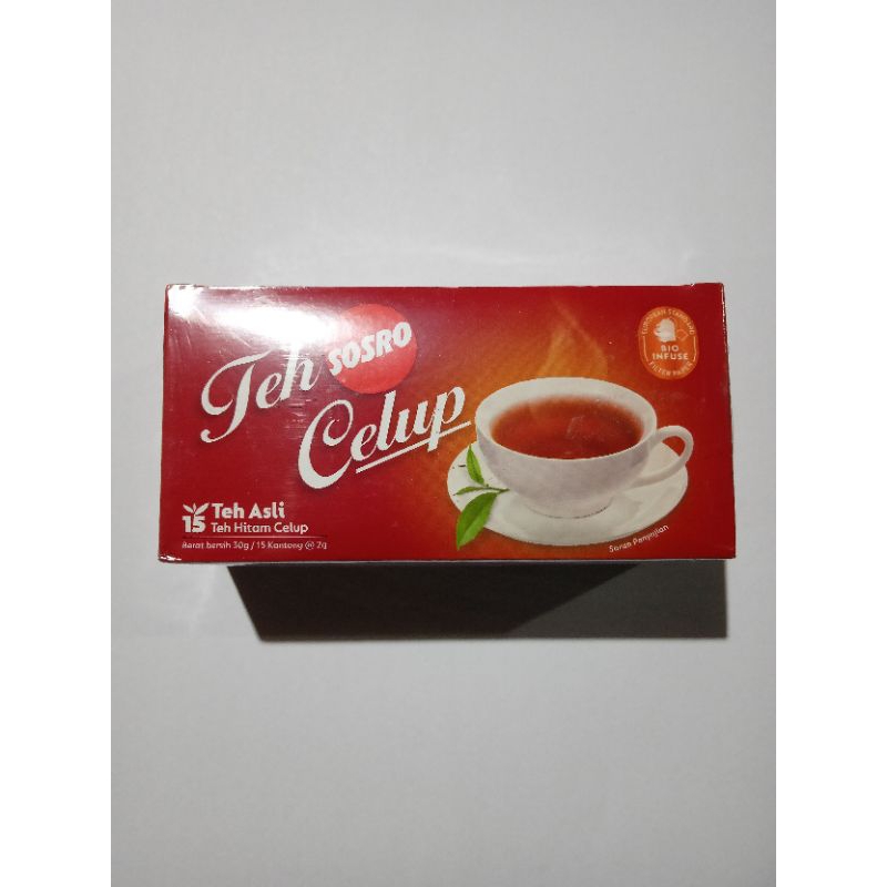 

teh celup Sosro kotak isi 15 pcs