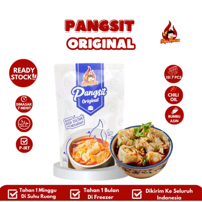 

PANGSIT ORIGINAL NYAI MERCON/PANGSIT ISI AYAM CINCANG