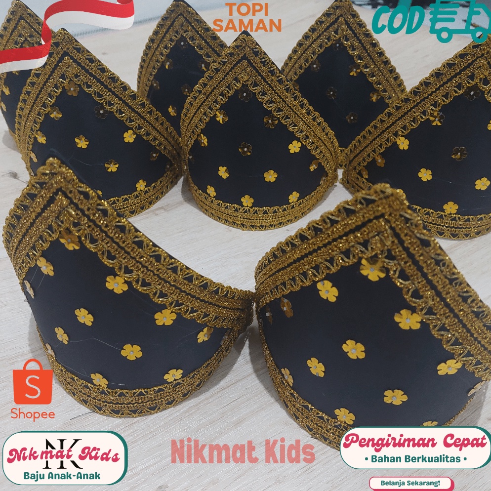 Menarik Topi saman laki laki asesoris kepala adat aceh topi aceh tari saman bungong jeumpa anak dewa