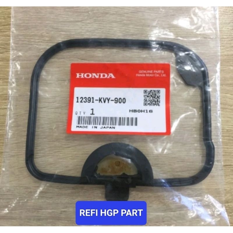 12391-KVY-900 HGP AHM 100% ORIGINAL GASKET CYLINDER HEAD KARET HEAD COVER BEAT SCOOPY SPACY KARBU AH