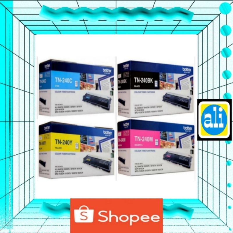 TONER BROTHER TN-240BK TN-240C TN-240Y TN-240M ORIGINAL