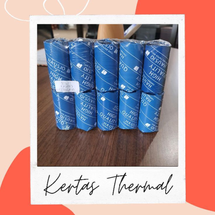 

Hot Price Kertas termal printer bluetooth Hausjo 57x31 mm Premium Quality isi 1 roll