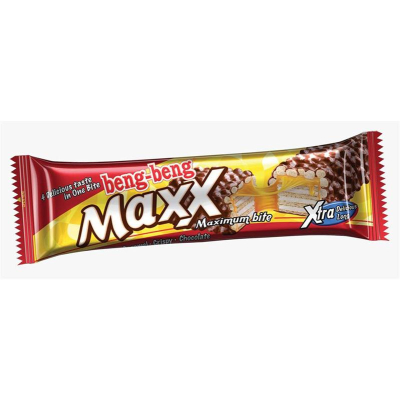 

beng-beng Maxx Wafer Rice Crispy Cokelat 32 g