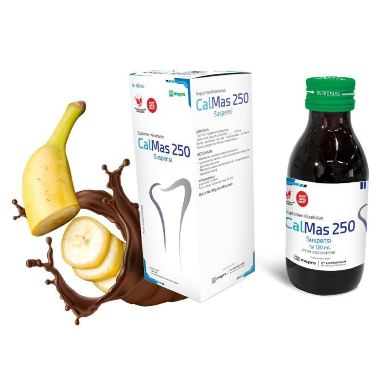 Calmas Syrup 120 Ml / Suplemen Kalsium Untuk Anak / Peninggi Badan Seperti Calnic