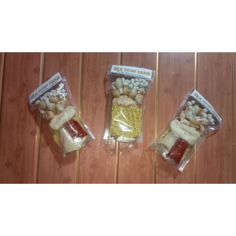 

Paket 3 pcs Seblak Instant Mie Mantap Original Spesial Viral Favorite