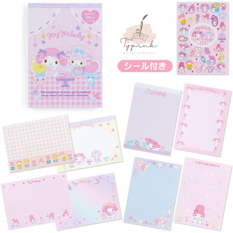 

MY MELODY MEMO PAD SMALL NOTES SANRIO ORIGINAL JAPAN KERTAS NOTE 10.5x14.8cm