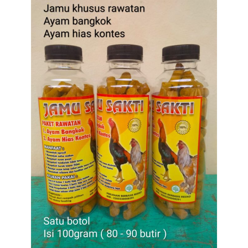 Jamu ayam bangkok  / Jamu ayam hias / Jamu sakti