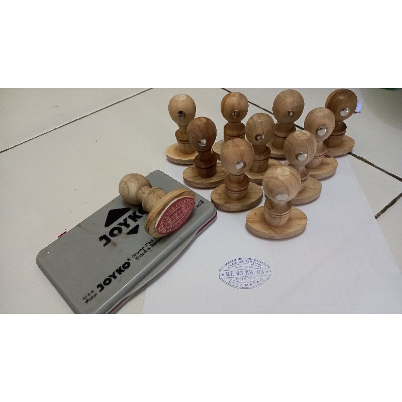 

Stempel Runaflek/ Stempel gagang kayu Custom