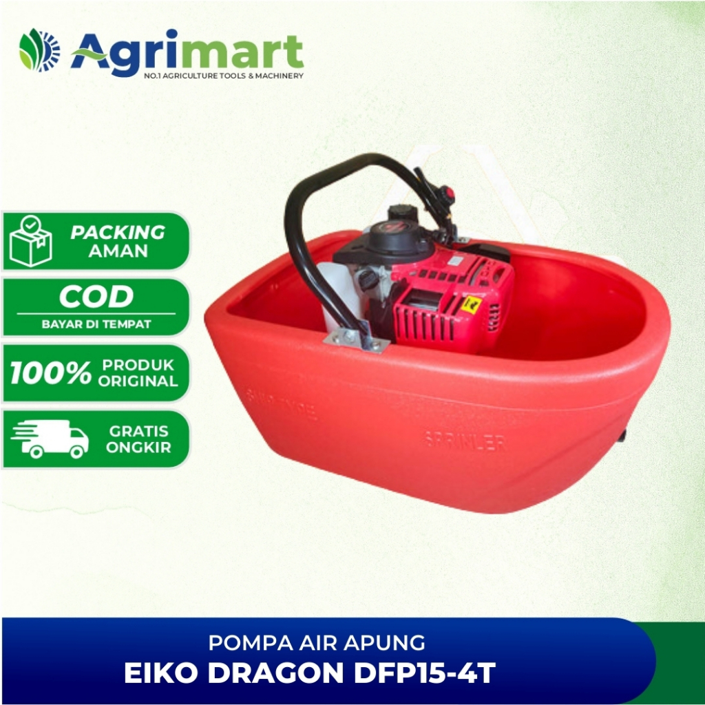 Pompa Air Apung 4 Tak Floating Pump Eiko Dragon DFP-15 4T Alat Siram Bawang Merah