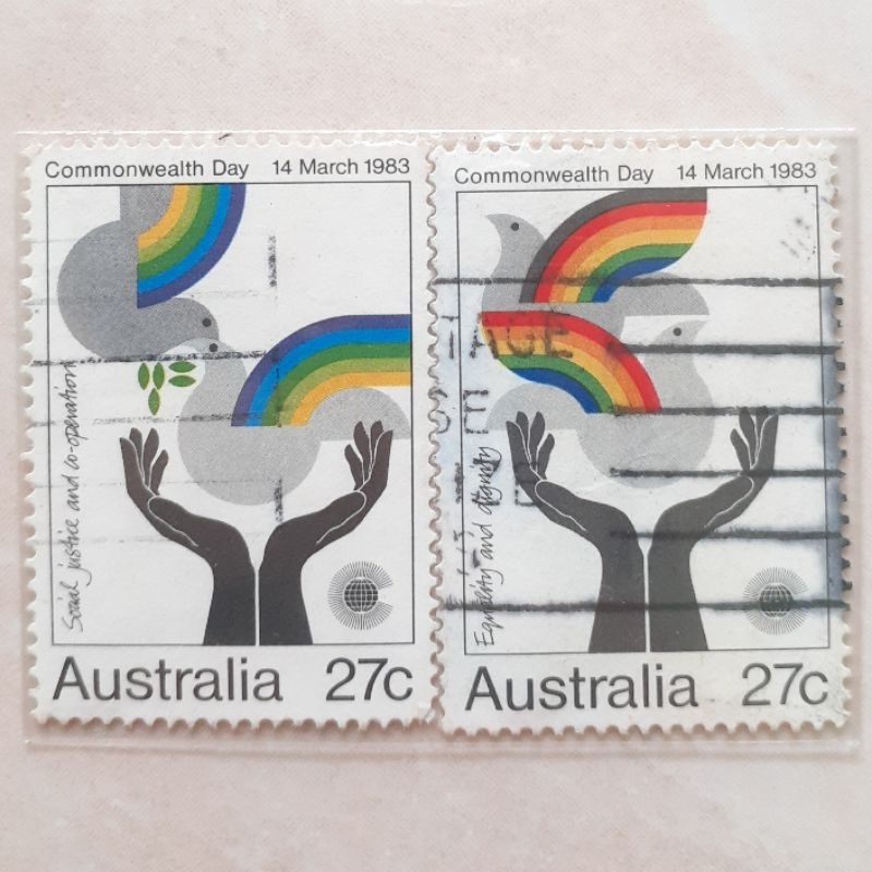 

Perangko Australia Commonwealth Day Tahun 1983 set 2pcs
