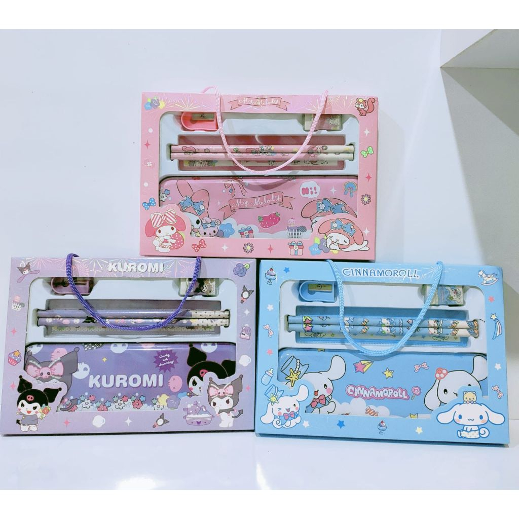 

[VLN] ALAT TULIS Anak Set Stationery/ Alat Tulis Set Karakter Kuromi Murah Lucu