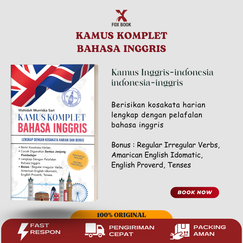 Kamus Bahasa Inggris : Kamus Komplet Bahasa Inggris