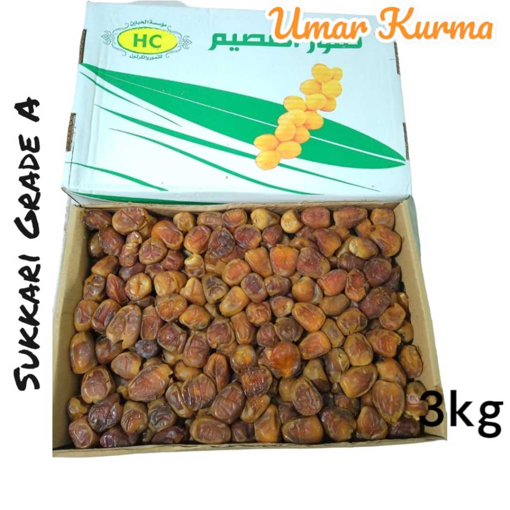 

SUKKARI GRADE A NON WRAPPING BERAT 3KG