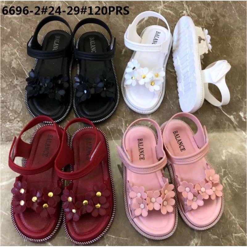 [ GROSIR ] ALFARIZQI - SANDAL ANAK KARET IMPORT SANDAL BUNGA IMPORT